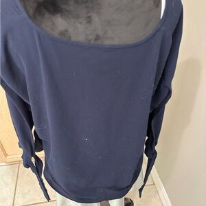 CeCe Midnight Blue Blouse